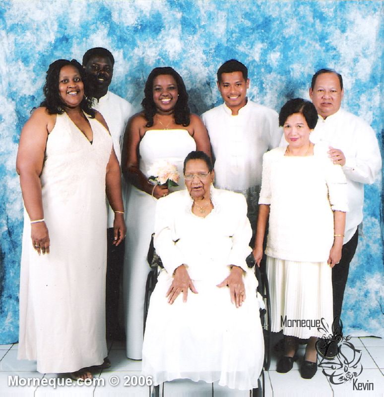 Bride and Groom with Moms and Dads